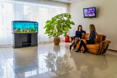 Холл в санатории им.И.М.Сеченова в городе Ессентуки - фотография