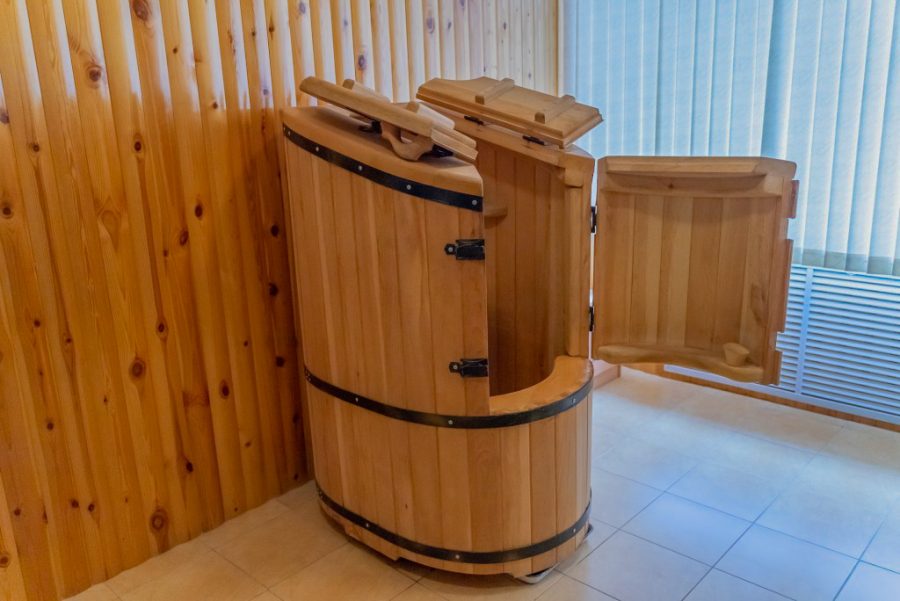 Кедровая бочка в санатории им.И.М.Сеченова в городе Ессентуки - фотография