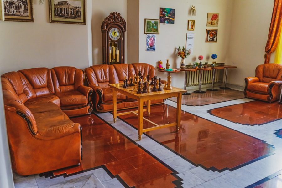 Шахматы в санатории им.И.М.Сеченова в городе Ессентуки - фотография