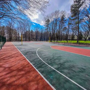 Спортивная площадка в санатории им.И.М.Сеченова в городе Ессентуки - фотография