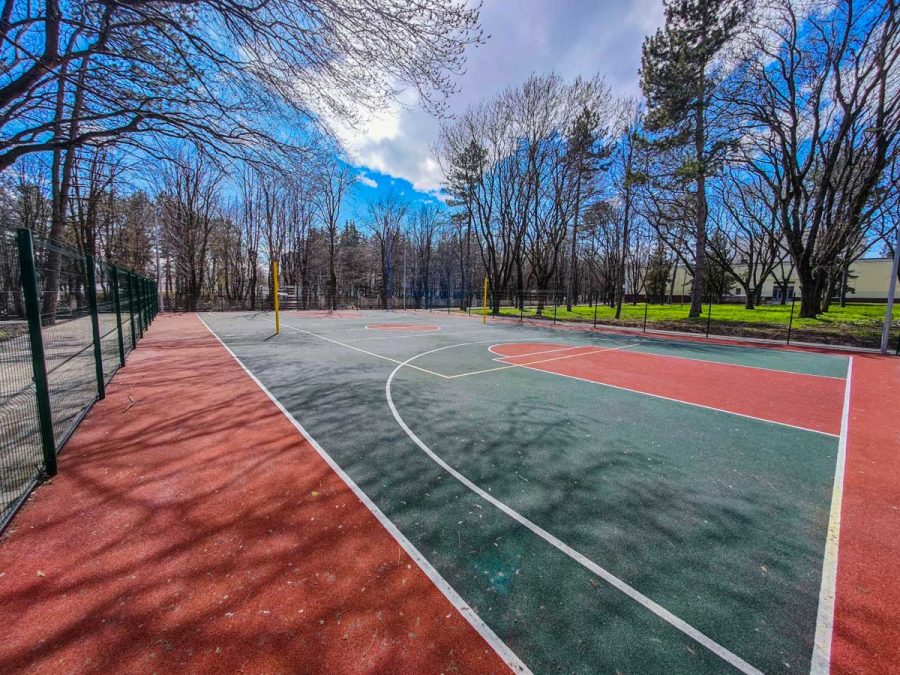 Спортивная площадка в санатории им.И.М.Сеченова в городе Ессентуки - фотография