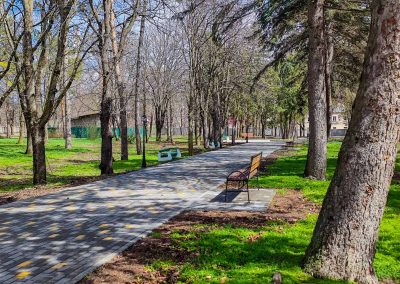 Территория в санатории им.И.М.Сеченова в городе Ессентуки - фотография